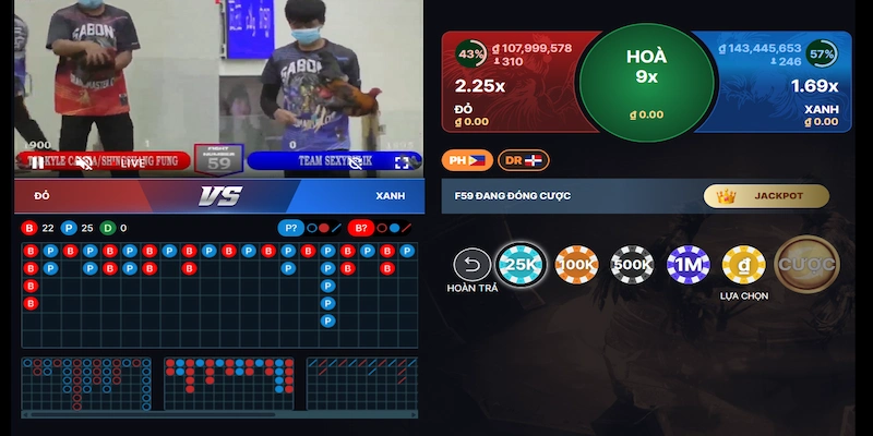 Tính năng livestream chọi kê chân thật của Oxbet