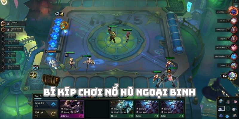 Vận dụng nhiều bí quyết độc đáo trong cách nổ hũ ngoại binh